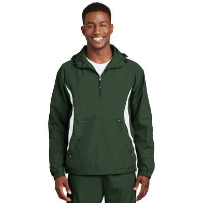 Sport-Tek® Colorblock Raglan Anorak.
