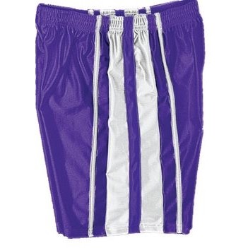 Youth 5" Inseam Dazzle Cloth Athletic Short w/ Side Panel & Piping