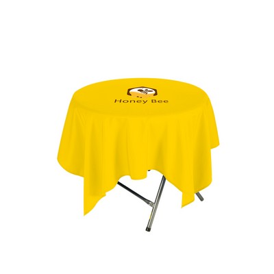 Square Non-Fitted Premium Table Cover - 9 Oz. Polyester w Digital Print