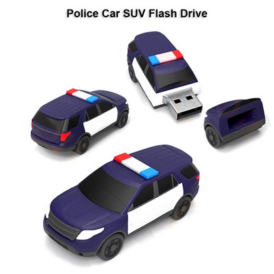 Police SUV Car Flash Drive - 16GB