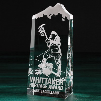 9" Mountain Summit Crystal Award