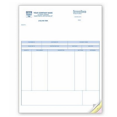 Laser Classic Product Invoices (3 Part)