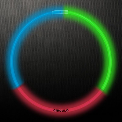 22"Red/Green/Blue Superior Glow Necklace(Pad Printed)