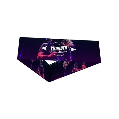 Triangle Premier Hanging Banner Double-Sided - 10'x3' - GRAPHIC ONLY