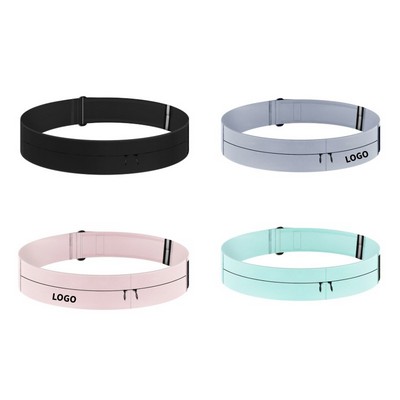 Adjustable Wraparound Multi-Pocket Sports Waist Belt
