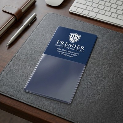 Lottery Ticket/Insurance Card Holder with Business Card Holder