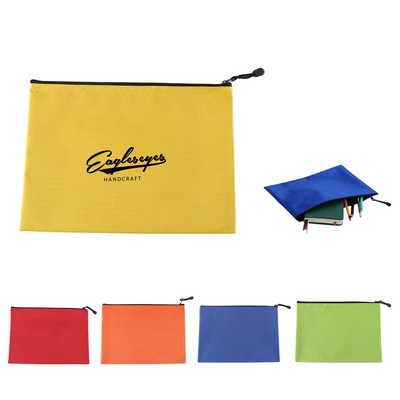 Lightweight Canvas Zip Pouch