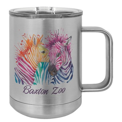Polar Camel 15 oz. Vacuum Insulated Mug w/ Slider Lid