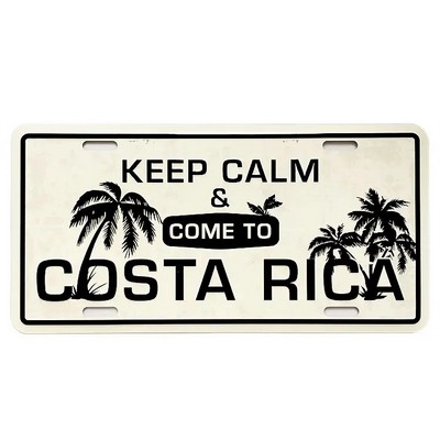Aluminum License Plate