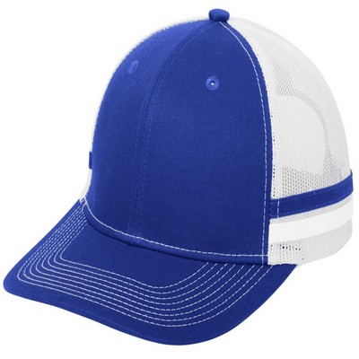 Port Authority Two-Stripe Snapback Trucker Cap