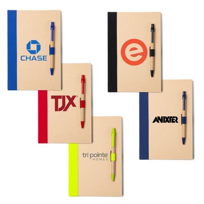 Binded Kraft Journal with Pen Closure