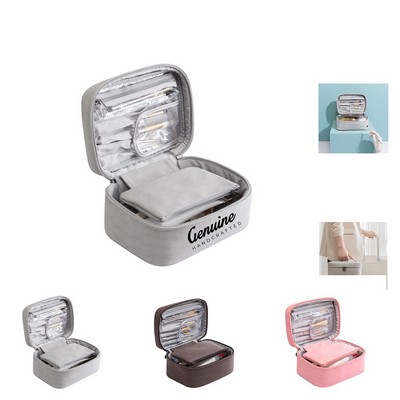 PU Leather Waterproof Cosmetic Bag