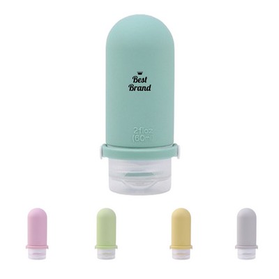 2 oz Travel Makeup Silicone Storage Flask