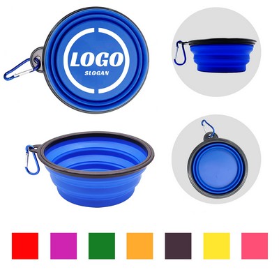 12oz Pet Food Bowl with Hook Foldable
