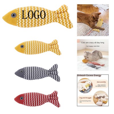 Simulated Catnip Fish Cat Toy