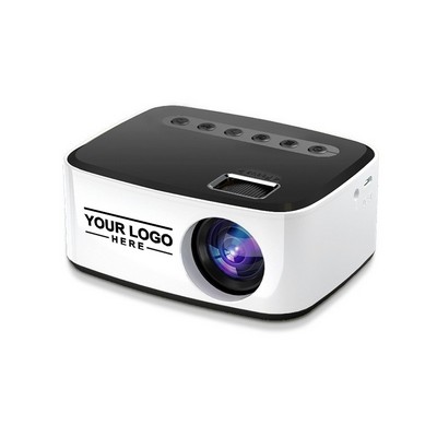Mini Wireless HD Portable Projector – 1080p Support, Compact Home & Outdoor Movie Projector