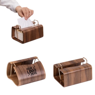 Solid Wood Art Tissue Box