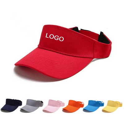 Cotton Twill Sun Visor