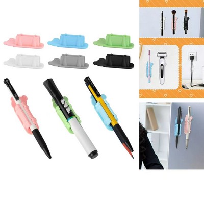 Self-Adhesive Double Layer Pen Holder