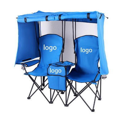 Double Folding Camping Chair