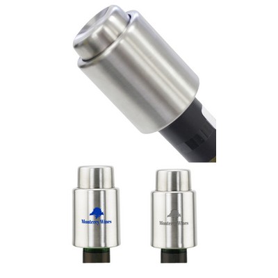 Connoisseur™ Stainless Steel Vacuum Pump Stopper