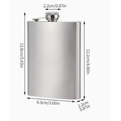 8oz Stainless Steel Hip Flask