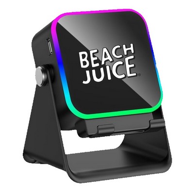 5-in-1 Bluetooth Speaker with Phone Stand
