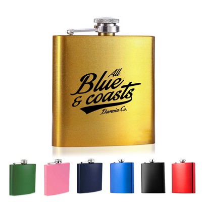 6oz Stainless Steel Alcohol Flask