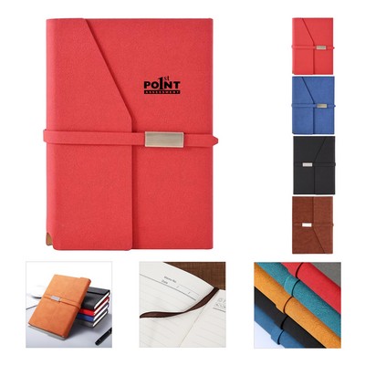 A5 Hardcover Notebook W/ Magnetic Closure 200 Lined Pages