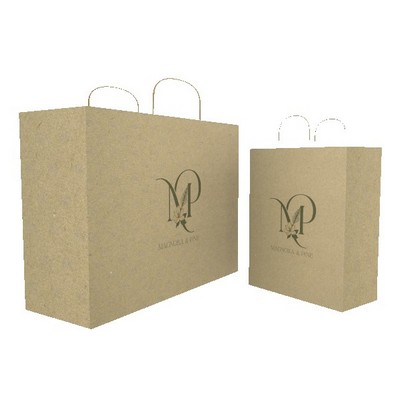 Printed Paper Shopping Bags Natural Kraft