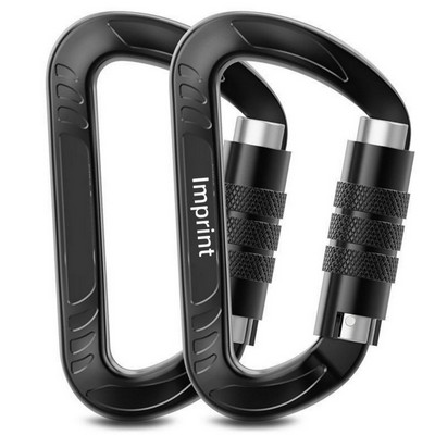 Lockable Carabiner Clip