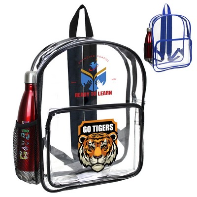16" Heavy Duty Clear PVC Security Backpack