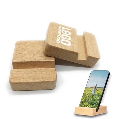 Custom Wooden Solid Wood Cell Phone Stand