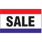 3 Stripe Sale Nylon Message Flag (3'x5')