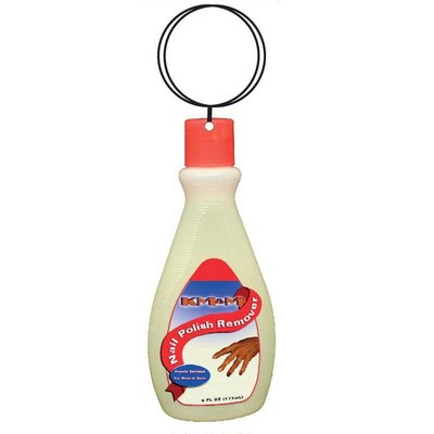 Nail Polish Remover Keychain w/Mirrored Back (6 Square Inch)
