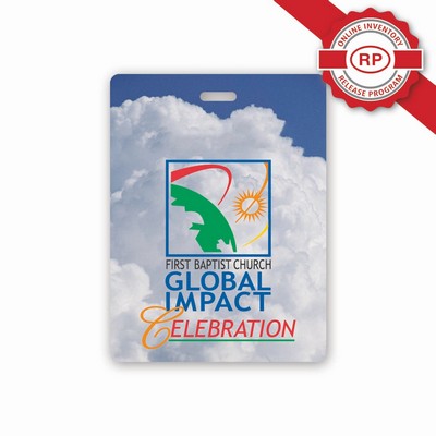 Full Color 50 Mil Name Badge (3"X4") Rectangle