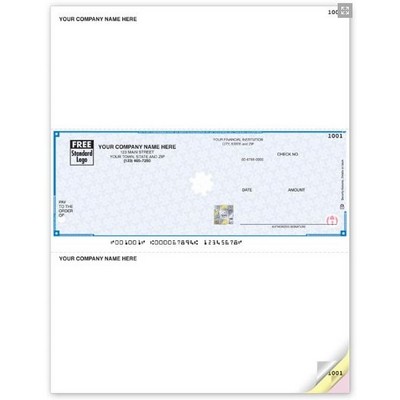 Laser Multipurpose Checks - DacEasy® Compatible, High Security (2 Part)