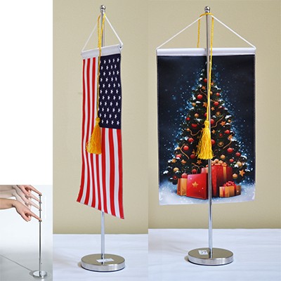 Table Flag Vertical Pennant Flag with Double Sided Print