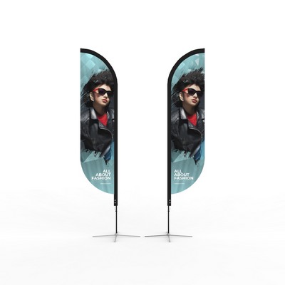 12' Double Sided Feather Banner