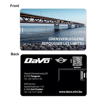 Royce Credit Card 2 GB USB Hard Drive