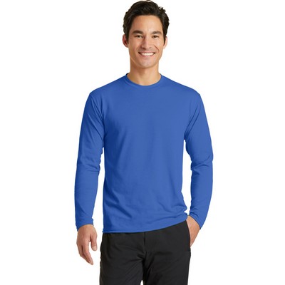 Port & Co™ Long Sleeve Performance Blend Tee.