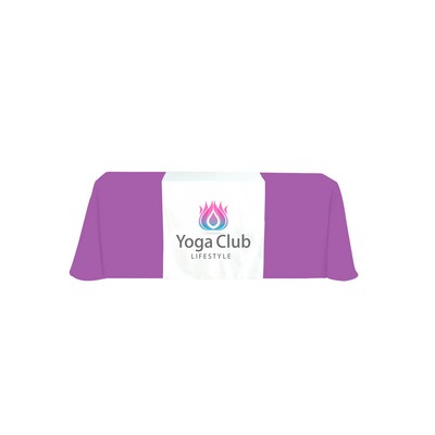 42''x88'' Stain-Resistant Table Runner - 7 Oz. Polyester w Dye Sublimation Print