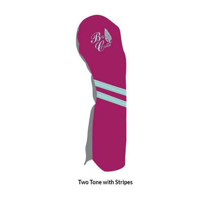 Hybrid Size Two Tone with Stripes Headcover