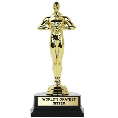 World's Okayest Sister Trophy- 7" Novelty Trophy