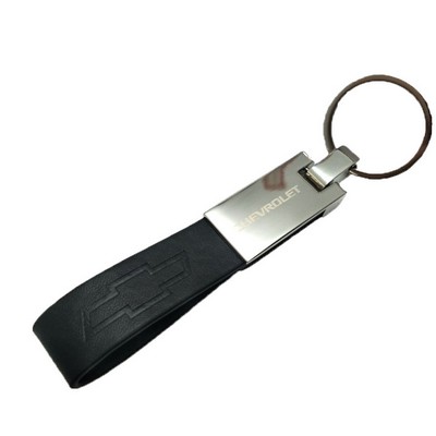 Premium Leather Strap Keychain