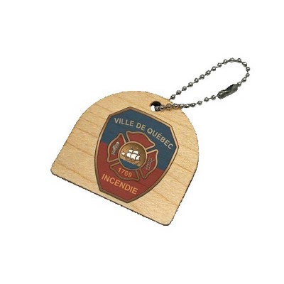 Thick Wood Key Tags - 2" x 2"