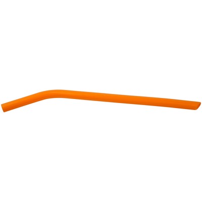 10" Orange Silicone Straw