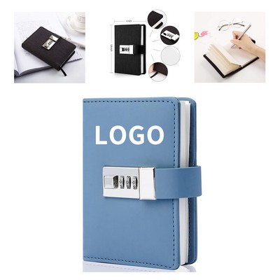 4" x 5.8" A7 Mini Pocket Lock Journal Planner Organizer