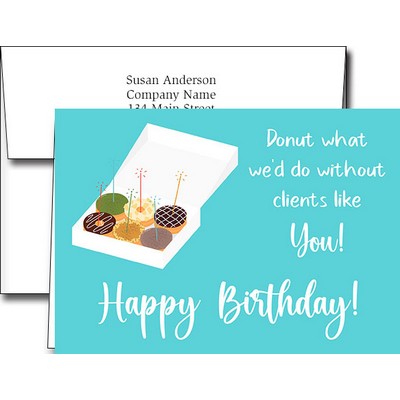 Birthday Greeting Cards w/Imprinted Envelopes