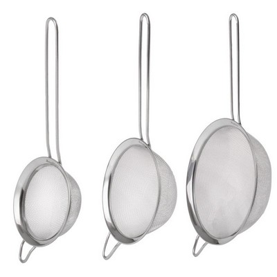 Berghoff 3pc SS Graduated Strainer Set